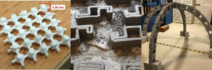 Illustration: Polymer lattice- reinforced concrete